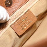 Salvatore Ferragamo Gancini Shoulder Bag Leather Brown