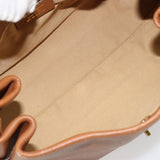 Salvatore Ferragamo Gancini Shoulder Bag Leather Brown
