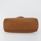 Salvatore Ferragamo Gancini Shoulder Bag Leather Brown