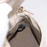 Fendi Zucchino Beige Canvas Chain Mamma Baguette