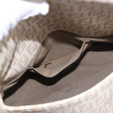 Fendi Zucchino Beige Canvas Chain Mamma Baguette