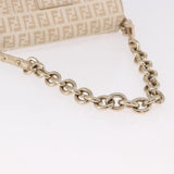 Fendi Zucchino Beige Canvas Chain Mamma Baguette