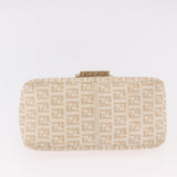 Fendi Zucchino Beige Canvas Chain Mamma Baguette