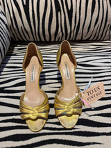 Manolo Blahnik Gold Sandals - TUV #8888