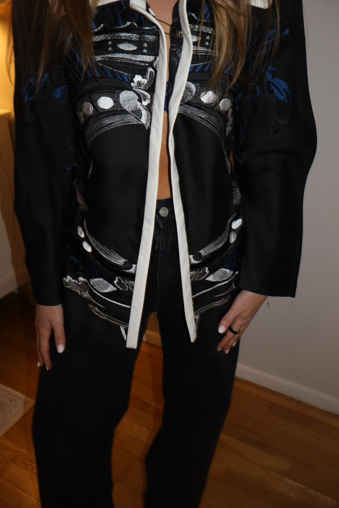 Gianfranco Ferre embroidered jacket - size 46