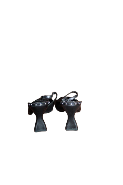 Lagerfeld Metal Accent Heels