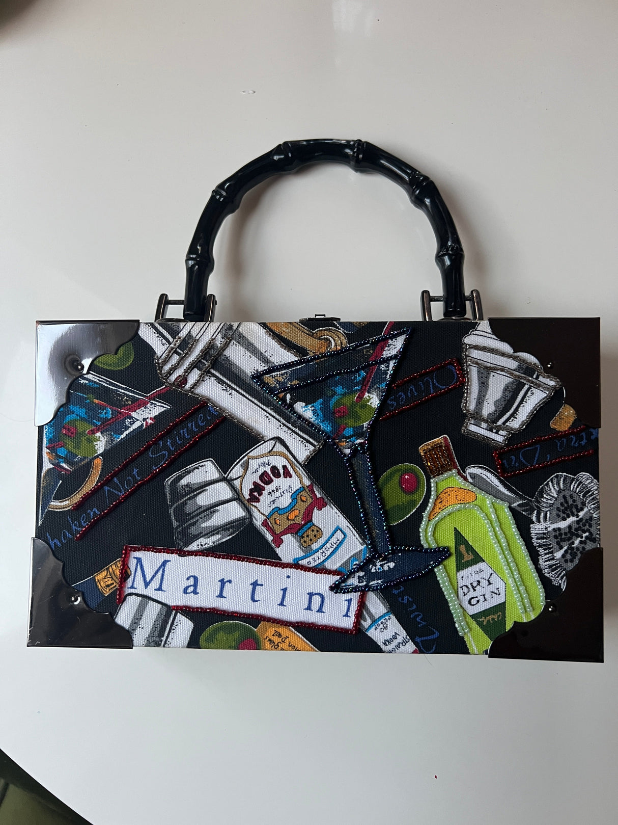 VTG Cigar Box Martini Bag - sku tuv #6001
