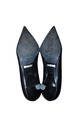 Dolce & Gabbana black leather pump heels (35.5)