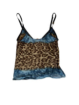 Roberto Cavalli leopard and blue top (44)