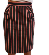 Yves Saint Laurent striped skirt