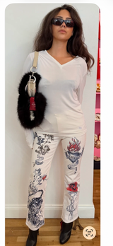 Ultra Rare Roberto Cavalli 2003 tattoo jeans TUV #51