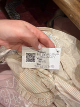 Pinstripe brown button down - tuv #32675