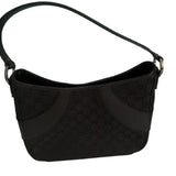 Gucci GG Canvas Black Shoulder Bag