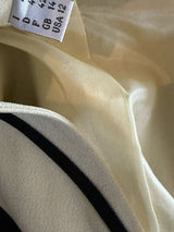Moschino Cheap & Chic Ivory & Black Butterfly Jacket
