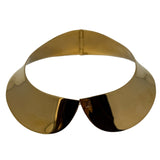 Louis Vuitton Gold Metal Peter Pan Collar Choker Necklace