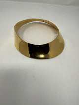 Louis Vuitton Gold Metal Peter Pan Collar Choker Necklace