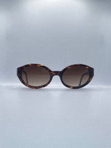 1990s Anne Klein II 7012 K5010 Sunglasses | Tortoise