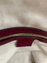 Vintage Y2K Red Gucci Bree Guccissima Tote Bag