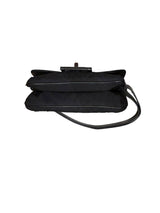 Chanel giant Mademoiselle black quilted nylon flap bag