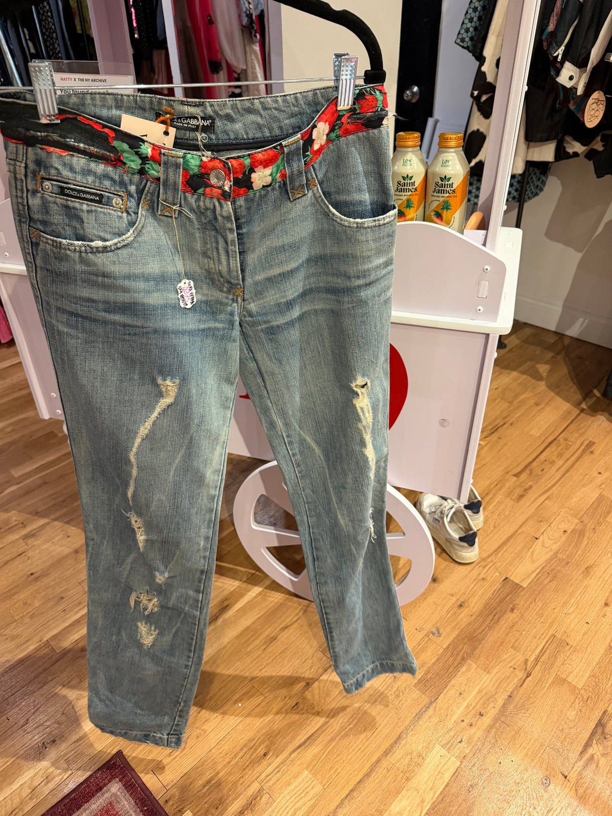 Dolce and Gabbana Strawberry Jeans - SKU TUV #59