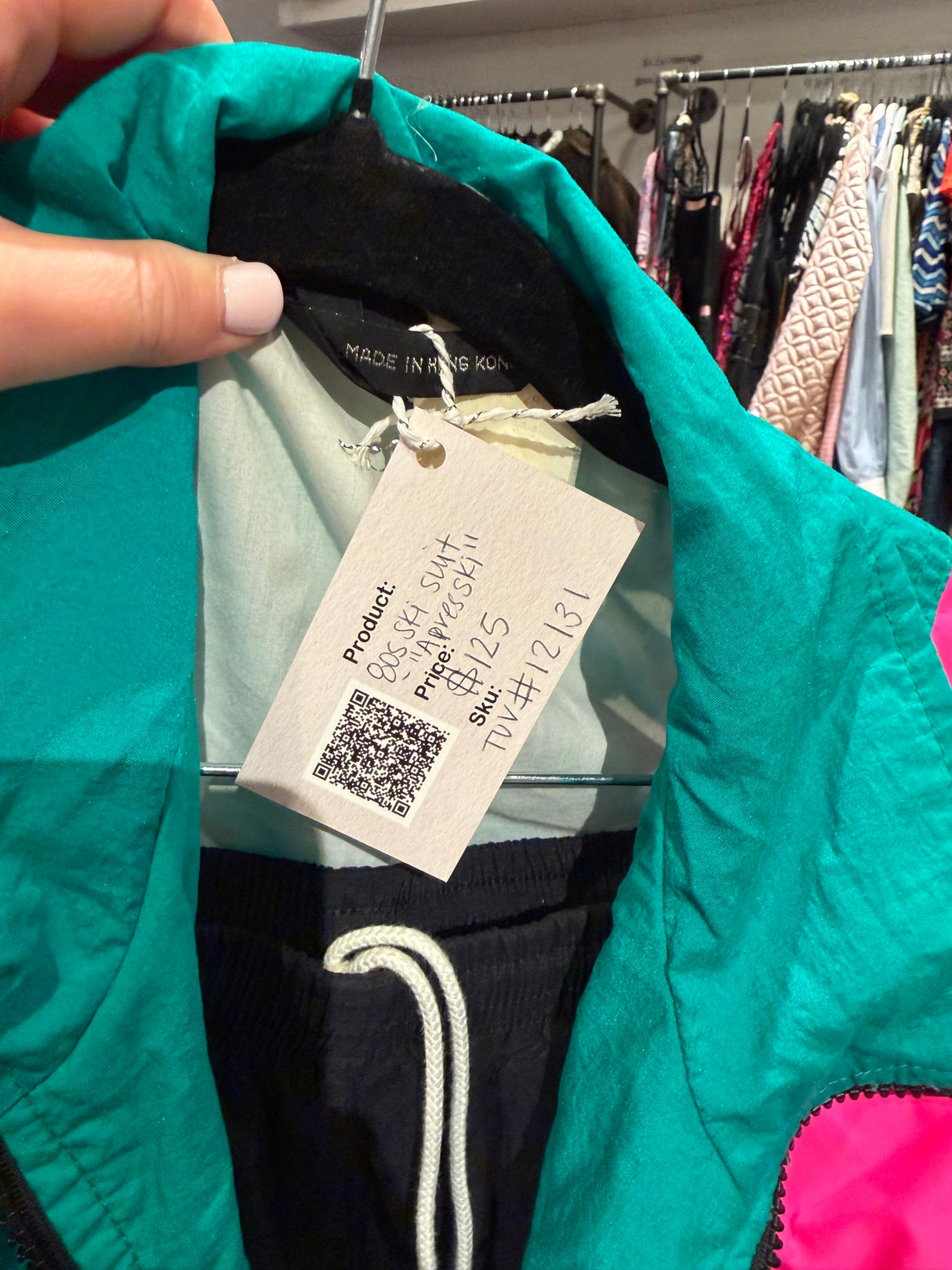 80s ski suit “Apres ski” TUV #12131