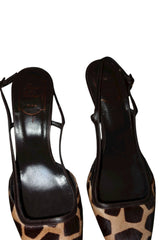 Roger Vivier giraffe ponyhair slingback heels (41)