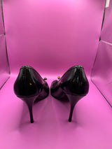 Vintage Gucci Peep Toe Heels with Bamboo Details - Size 40.5