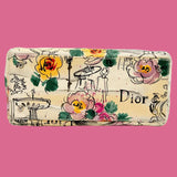 Dior Lady Beige Printed Canvas Handbag