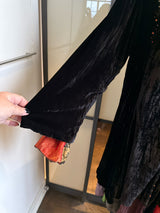 Bakesha Black Crushed Velvet Jacket