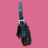 Fendi Baguette Embroidered Zucca Canvas