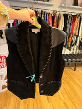 Vintage leather vest TUV #78