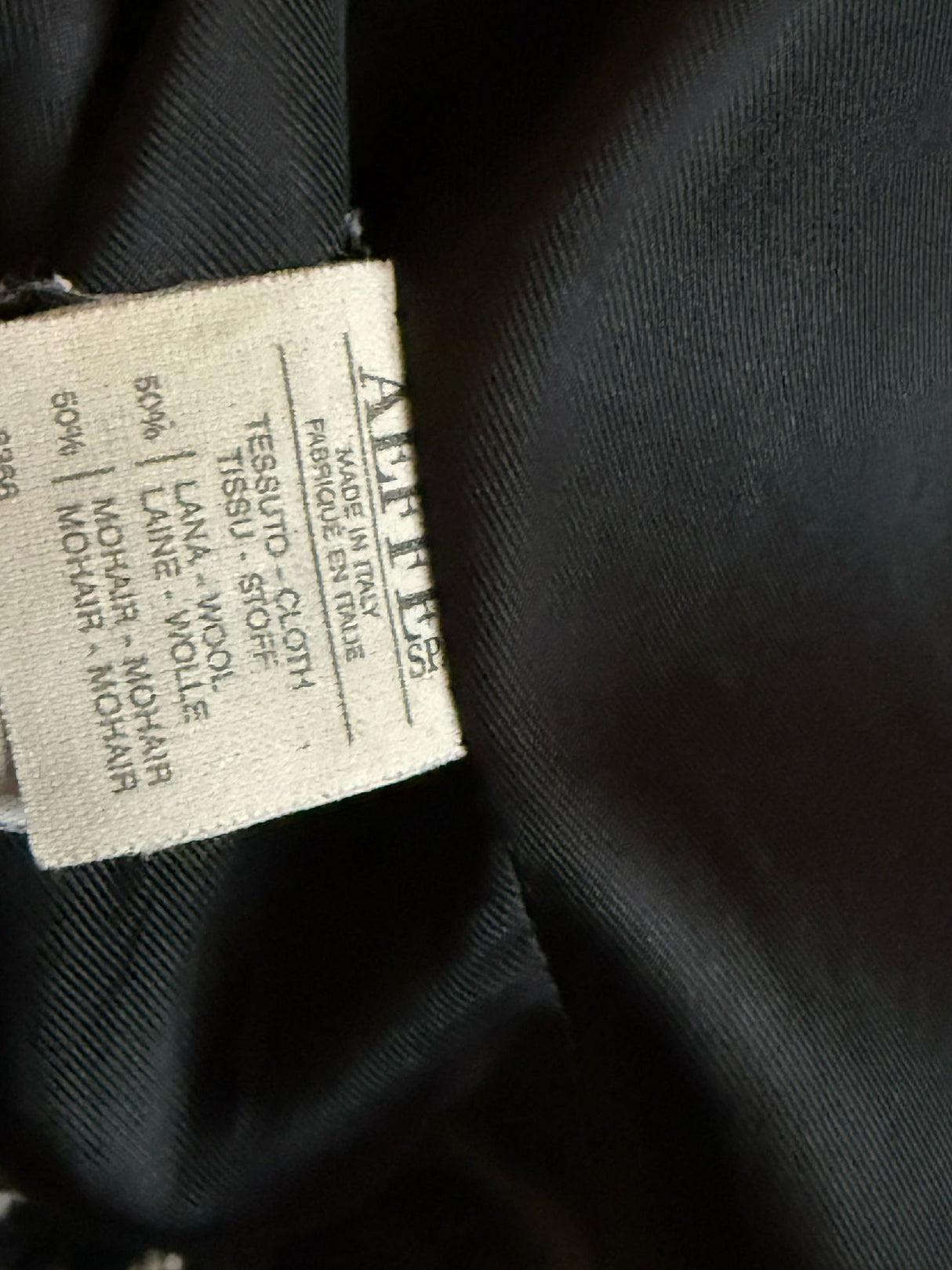 Moschino Cheap & Chic  Black White Question Mark Wool & Mohair Jacket