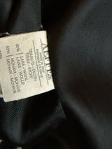 Moschino Cheap & Chic  Black White Question Mark Wool & Mohair Jacket