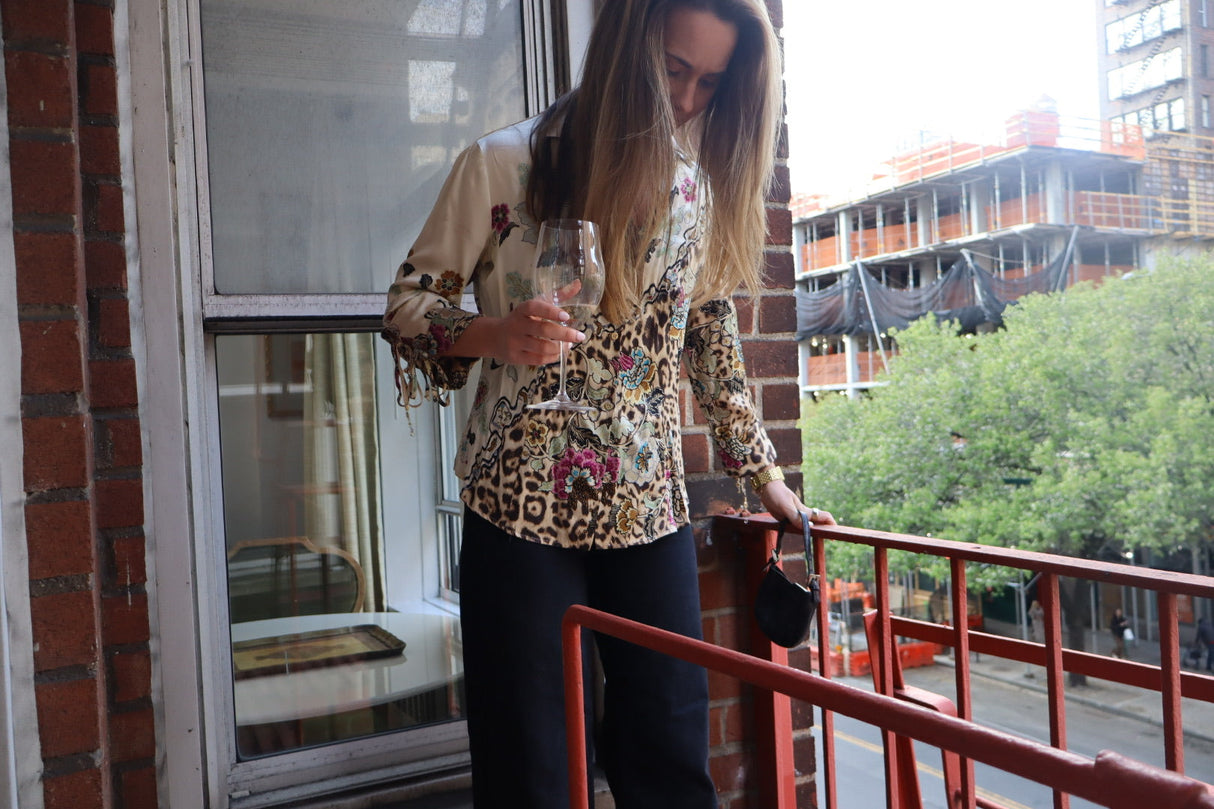 Roberto Cavalli — Spring/Summer 2003 Silk Shirt size small