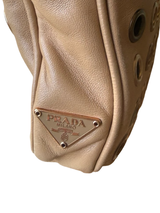 Prada Vintage Rivet Miele Bag