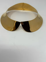 Louis Vuitton Gold Metal Peter Pan Collar Choker Necklace