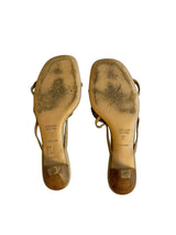 Miu Miu green flower sandal heels (38.5)