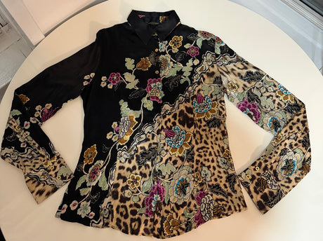Roberto Cavalli Spring/Summer 2003 - silk shirt size M