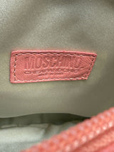 Moschino Peach and White Daisy Circle Bag