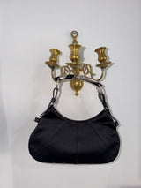 Tom Ford Era Archival Yves Saint Laurent Black Satin Mombasa Bag