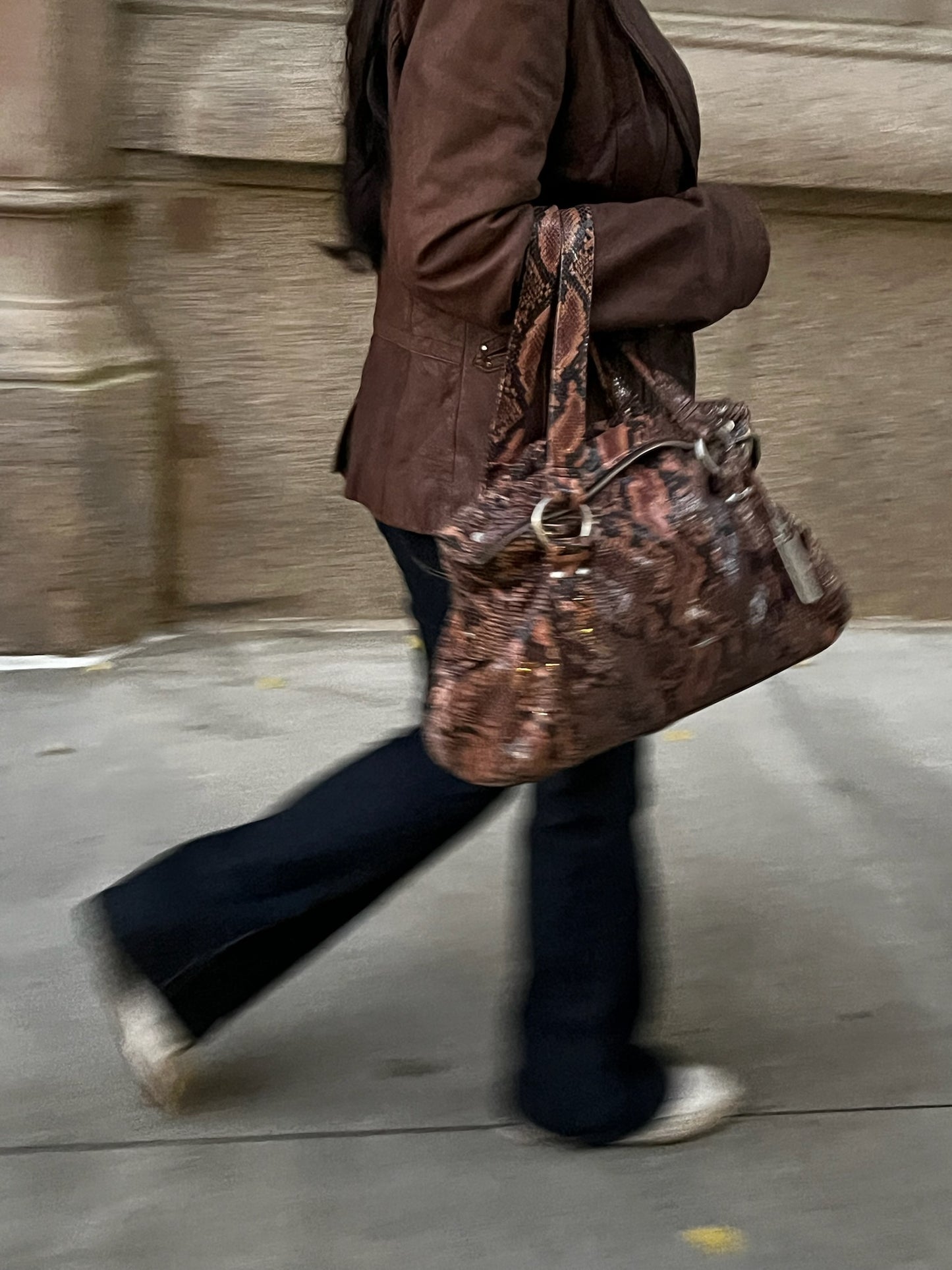 Picard Snakeskin Tote Bag