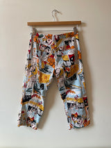 Kailu pop art capri pants