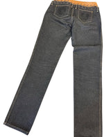 Alexander McQueen jeans with leather brown belt FW 2002 (sz40)