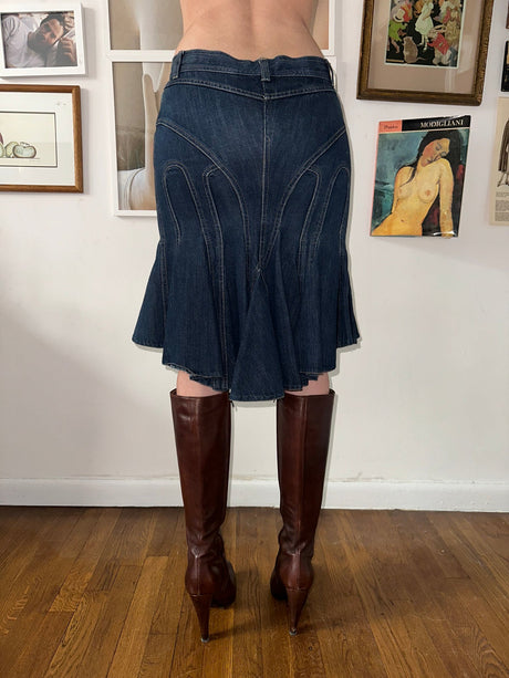 Alexander McQueen S/S 2004 Deliverance Trumpet Skirt