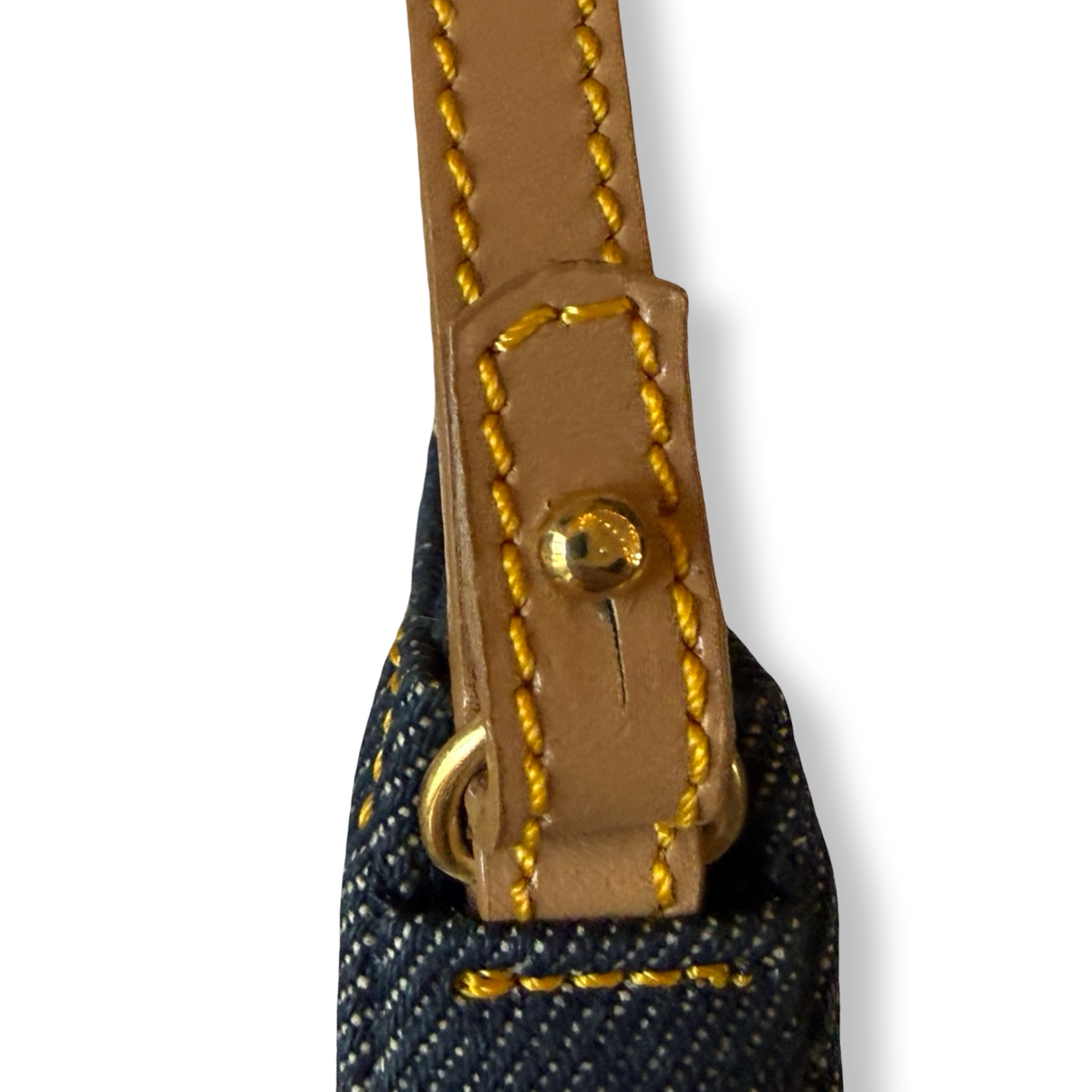 Dior Vintage Dark Rinse Denim Saddle
