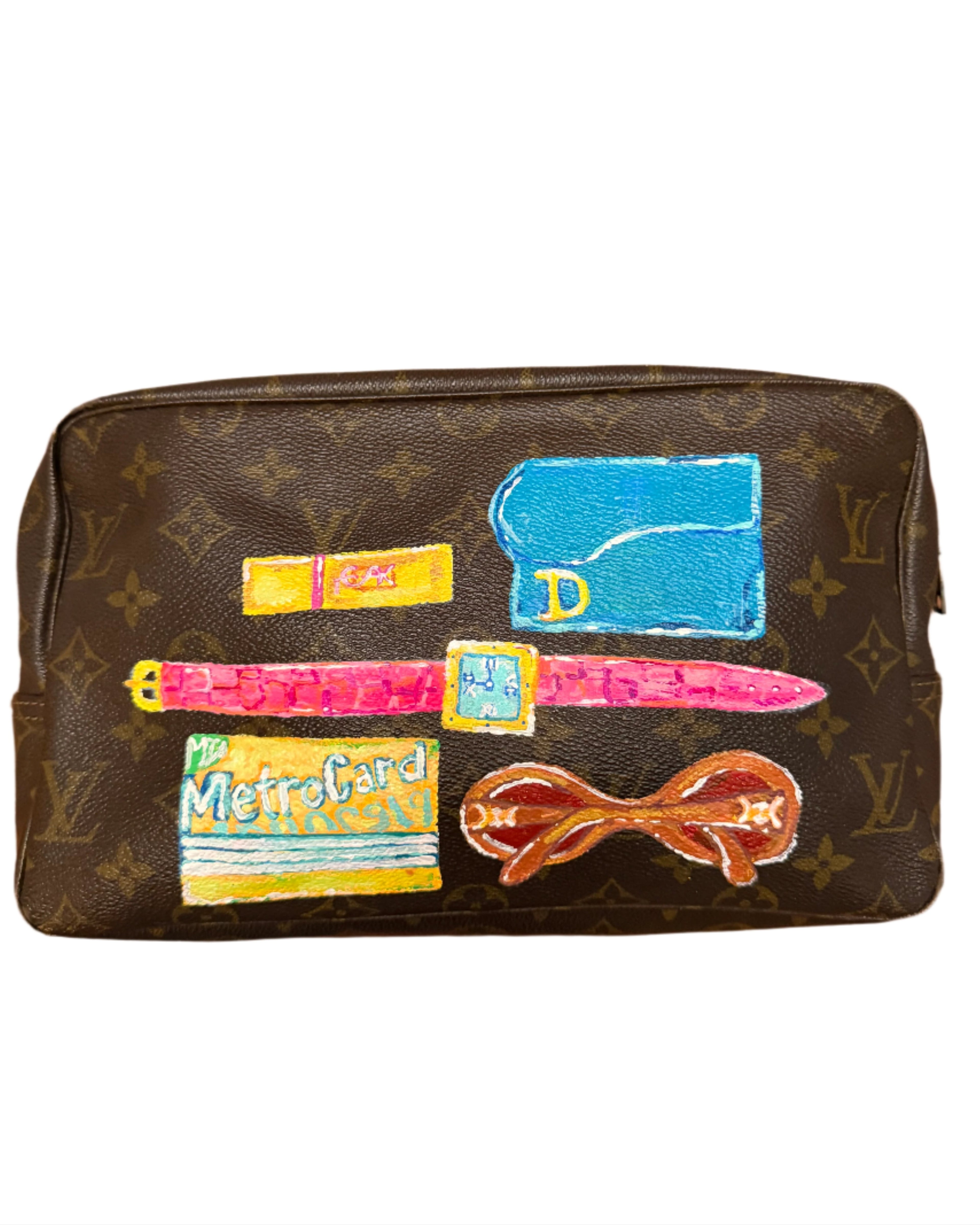 “What’s in my Makeup Bag” XL Pouch