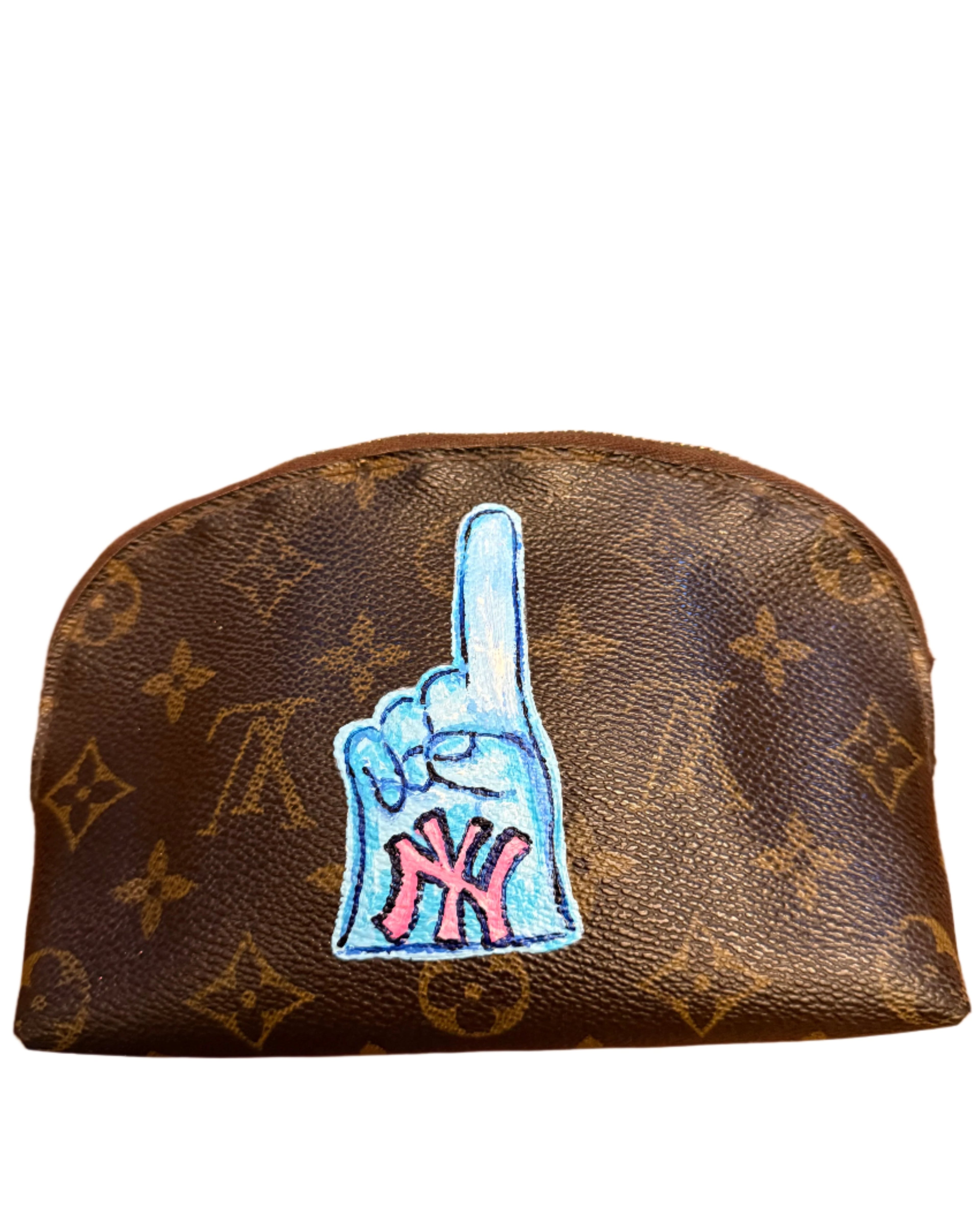 Foam Finger Makeup Bag