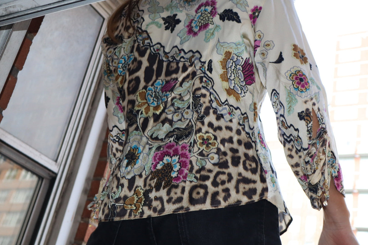 Roberto Cavalli — Spring/Summer 2003 Silk Shirt size small