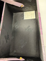 Moschino Pink Velvet Flower 2000 Box Bag