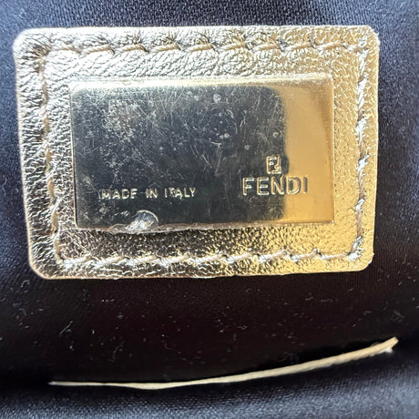 Fendi Satin Jeweled Clutch